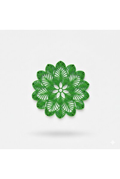 Grand Fine Art 2 Adet Keçe Amerikan Servis Yuvarlak Supla 33X33 cm