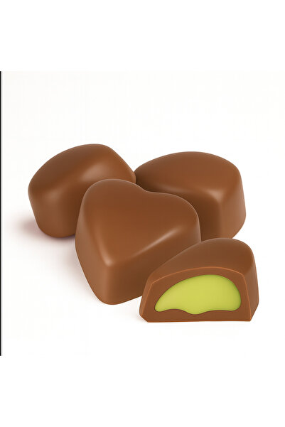 Milat Fıstık Dolgulu Sargılı Kalp Çikolata 250 g