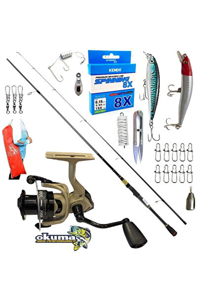 Oslo Okuma Outrax 3000 274cm 10-35gr Daiwa Rs Karbon Rapala Maket Balık Spin ...