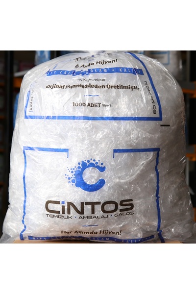 Cintos GALOŞ 60 MİKRON KALIN 1000 Lİ-ŞEFFAF