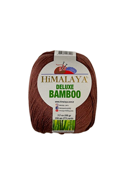 Himalaya Deluxe Bamboo Bambu Pamuk %60/40 İnce El Örgü İpliği 100 g / 250 m 124-38