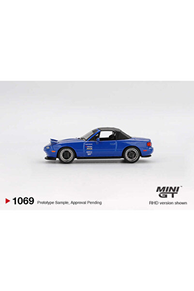 mini gt 1:64 Mazda Miata Mx-5 Na Tuned Version Dark Blue Diecast Model Car Mgt01069