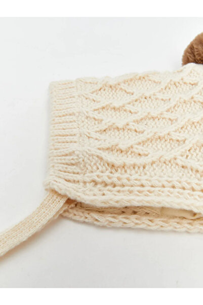 LC Waikiki Ponpon Detaylı Erkek Bebek Bere