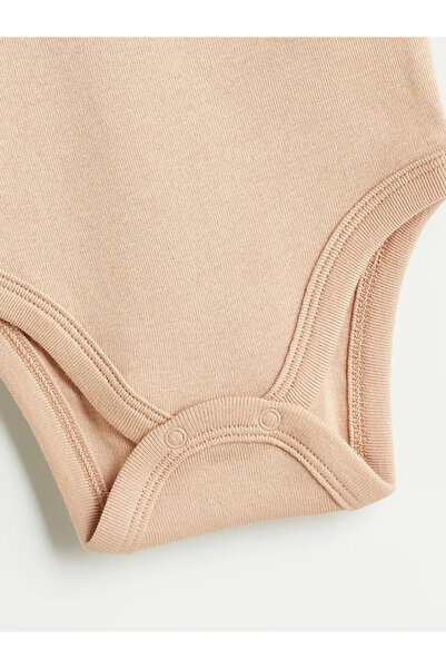 LC Waikiki Printed Girls' Long Sleeve Baby Boy Snap Bodysuit 3-Pack