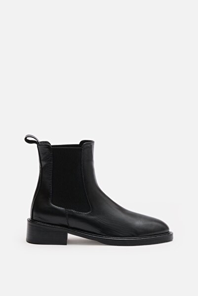 Bestyle حذاء نسائي أسود من Ados مصنوع من الجلد الطبيعي بنسبة 100%