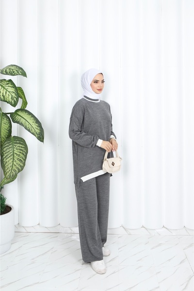 NİSUM MODA Σετ πλεκτών ενδυμάτων δύο χρωμάτων