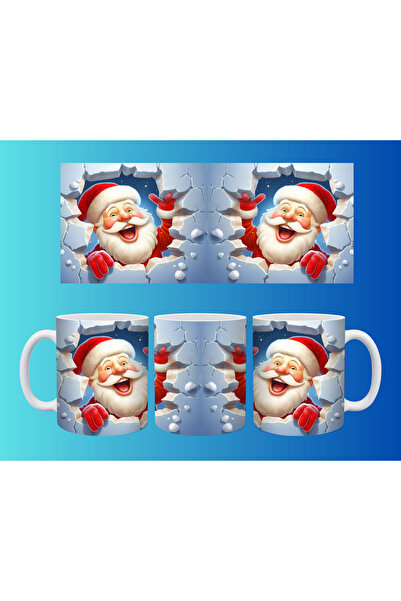 Evion New Year and Christmas Concept Mug – Colorful Custom Print Design