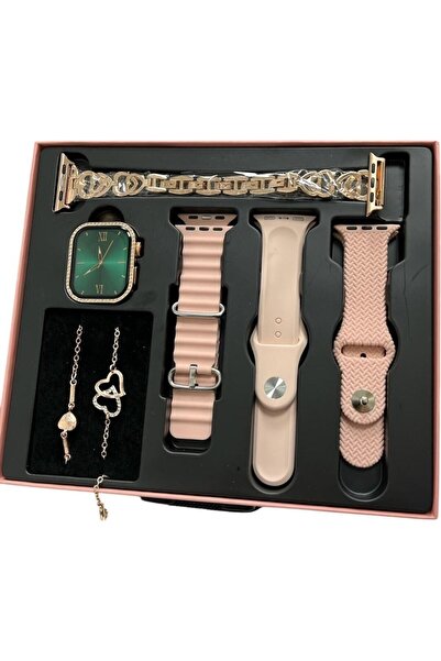 Nisa VN20 Mini – 41MM Amoled Ekranlı, 4 Kordon + Bilezik Akıllı Saat