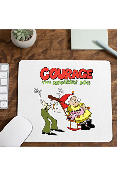 OEM Mousepad Courage The Cowardly Dog Grandpa Grandma Chair