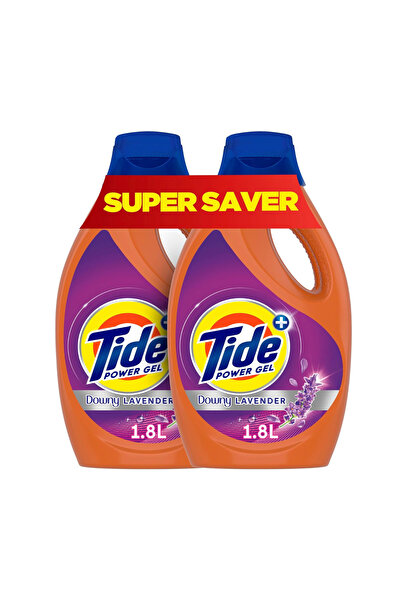 Tide Lavender Fresh Laundry Detergent Power Gel 1.8L (Pack of 2)