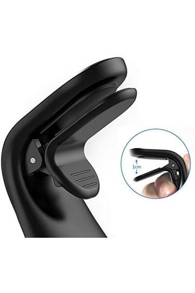 dalip Magnetic Ventilation Phone Holder, ABS, 3.8x3.7x6.2 cm, Universal, Silver