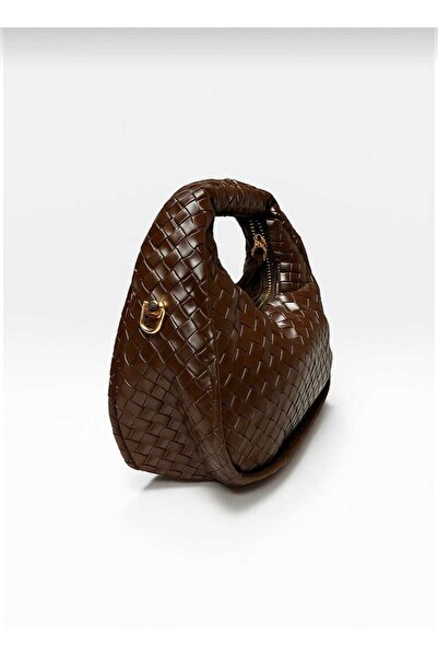 Die Fein Geantă de mână și de umăr pentru femei, cu detalii tricotate, de la ...