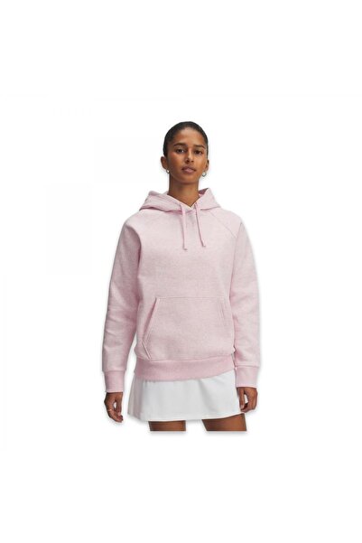 Under Armour 1379500 Ua Rival Fleece Hoodie Sweat Pembe Kadın Sweatshirt