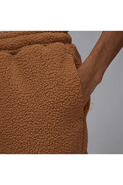 Nike Jordan Flight High Pile Men's Brown Sweatpants - Thick and Soft Fabric Loose Fit