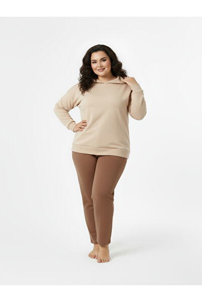 Bravie Φούτερ με ίσιο πόδι μεγάλου μεγέθους Mustard 2016