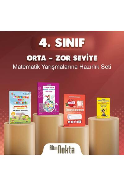 Altın Nokta Yayınevi 4. SINIF KANGURU - OLİMPİYAT SETİ ORTA-ZOR