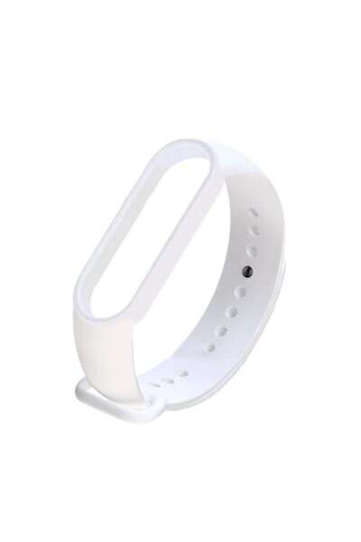 digital-play Silicone strap for Xiaomi Mi Band 5, White