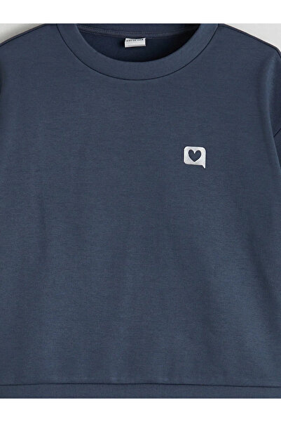 LC Waikiki Суичър за момиче с кръгло деколте