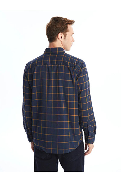 LC Waikiki Regular Fit Long Sleeve Plaid Men's Shirt