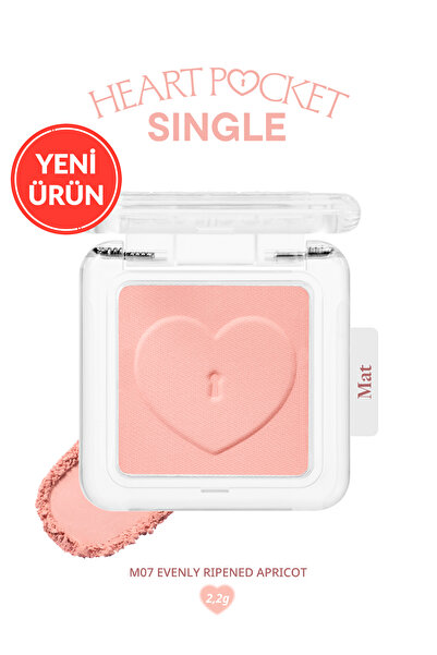 PERIPERA Kişiselleştirilebilir Mat Tekli Far Heart Pocket Single (M07 Evenly Ripened Apricot)