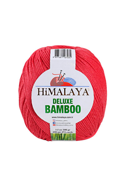 Himalaya Deluxe Bamboo Bambu Pamuk %60/40 İnce El Örgü İpliği 100 g / 250 m 124-10