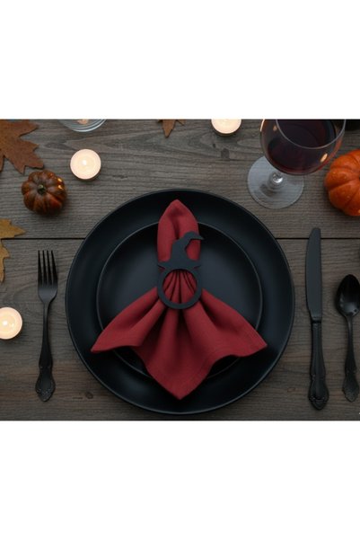 Kanem3D 6 Pieces Witch Napkin Ring