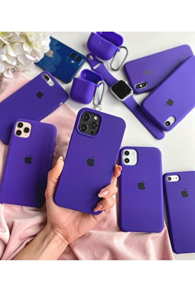 Apple Husă iPhone Xr din silicon microfibră ultraviolet