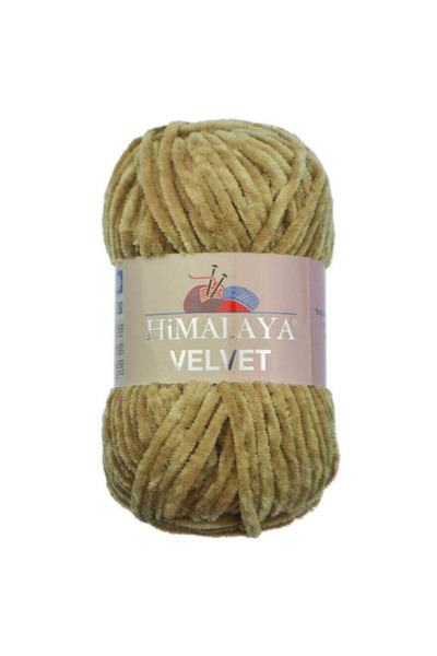 Himalaya خيط حياكة مخملي 100% بوليستر دقيق 100 جرام ناعم وسميك ولامع -90037