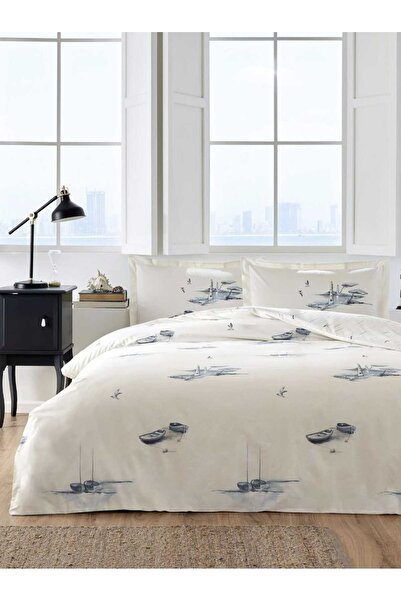 Özdilek 100% Cotton Single Duvet Cover Set (3 Pieces) Limited Stock - Sandal Model