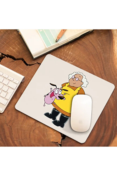 OEM Mousepad Courage The Cowardly Dog Grandma Beagle Puppy