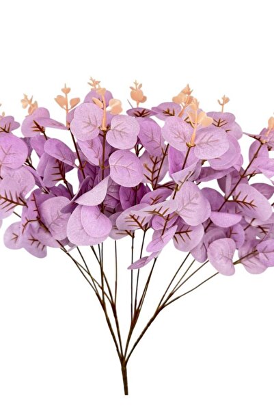 Nettenevime Yapay Çiçek Lila Okaliptus Aradal Arajman Çiçeği Eucalyptus