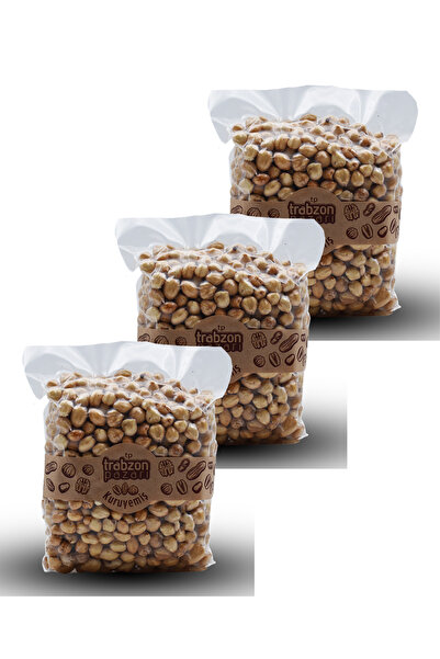 TRABZON PAZARI Çifte Kavrulmuş Pikola Fındık Içi 3x250 Gr