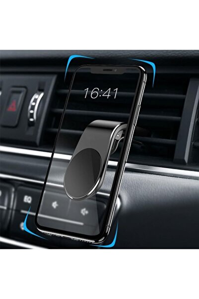 Flippy Phone Holder, Flippy, for Ventilation, made of ABS and Magnet, 3.8x 3.7 x 6.2 cm, Universal, Red