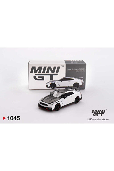 mini gt 1:64 Nissan Gt-R Nismo R35 2024 Brilliant White Pearl Diecast Model Car Mgt01045