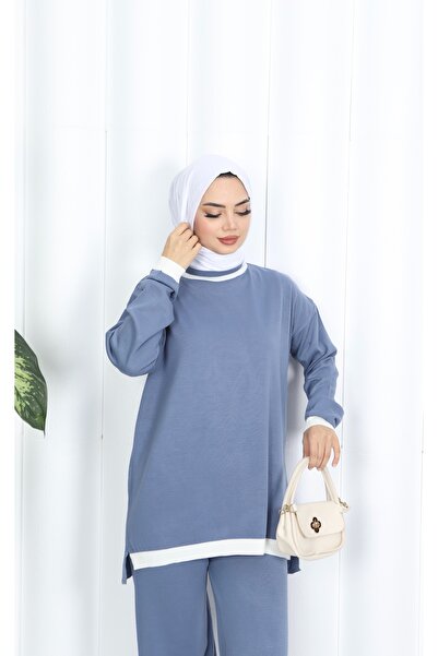 NİSUM MODA Two Color Knitwear Set