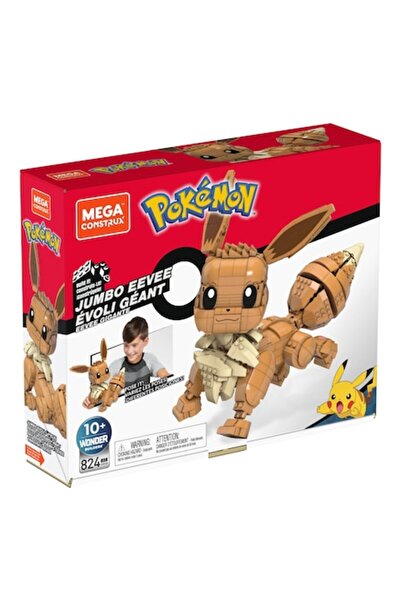 Pokémon MEGA Pokemon Construiește și Afișează Eevee Jumbo (GMD34)