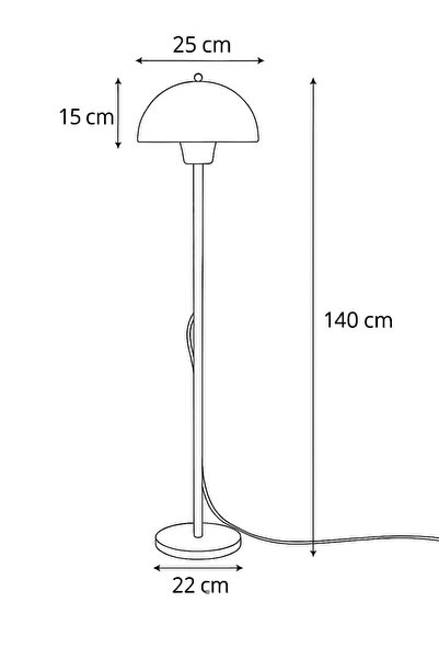 wire time Aurora Su Yeşili Lambader