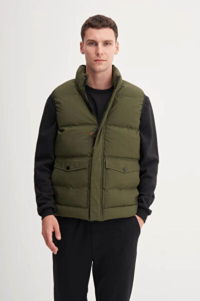 Cazador Crinkle Khaki Men's Vest 10260