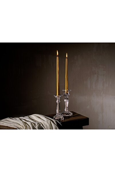 Madame Coco Répertoire Le Cadeau Şamdan Mum - Gold - 25 Cm