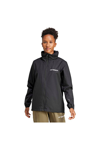 adidas Multi Essentials 2L Jachetă de ploaie neagră pentru femei JM8702