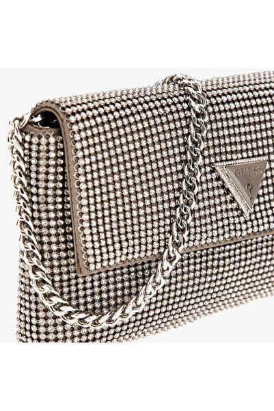 Guess Twiller Clutch Kadın Gri El Çantası