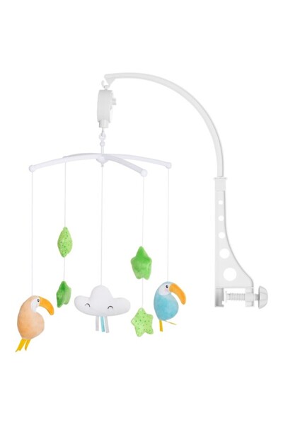 Chipolino Parrots musical crib carousel