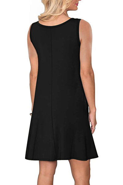 OEM Women's above-the-knee, sleeveless sports dress, black XL