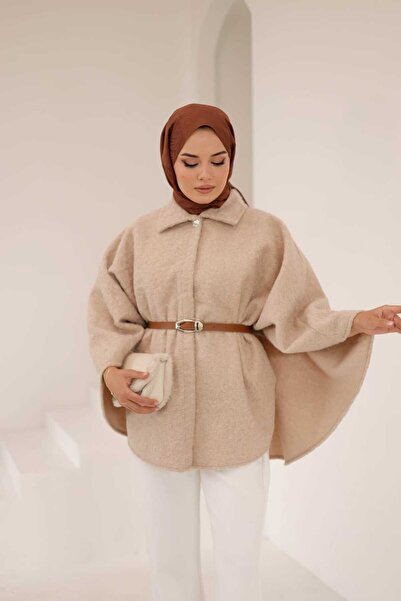 Müq Belted Stamp Poncho