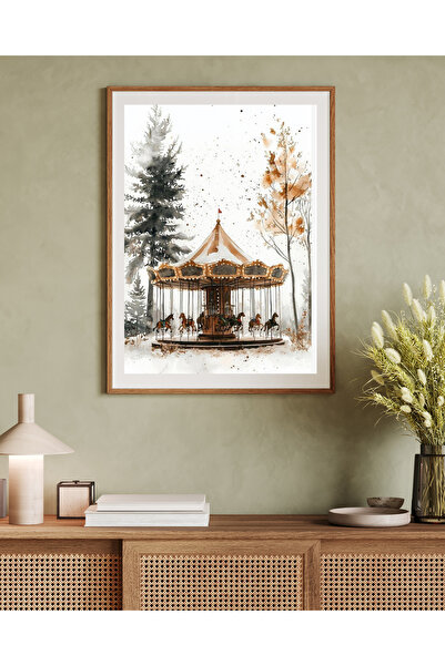 woodhomeworks Tek Parça Salon Ofis Dekor Tablo Vrynt