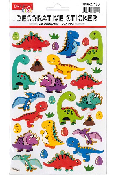 Tanex سلسلة الديناصورات الملونة TNX-27166