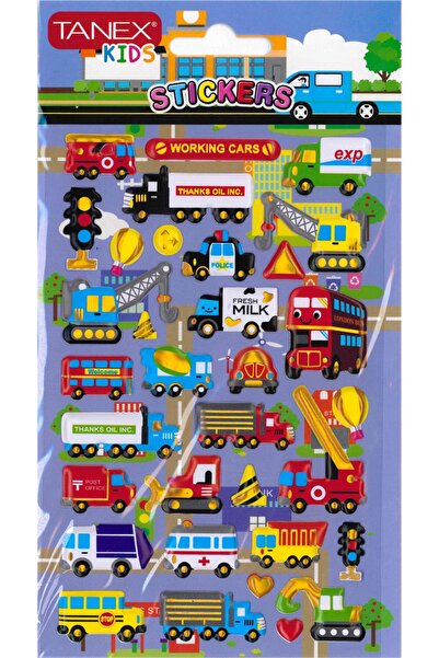 Tanex Ulaşım Araçları Serisi 3D Etiketi TNX-26155