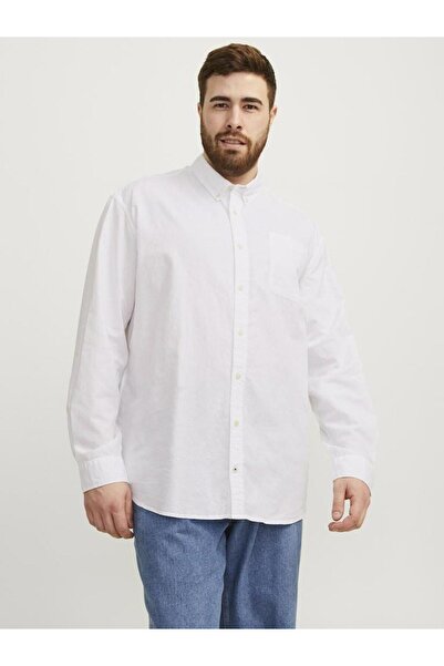 Jack & Jones Ανδρικό πουκάμισο Jack Jones Oxford Plus Plus Size 12286178