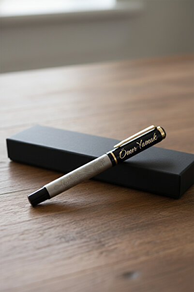 Giftino Kişiye Özel İsim Baskılı Kabartmalı Osmanlı Tuğralı Roller Kalem İmza...