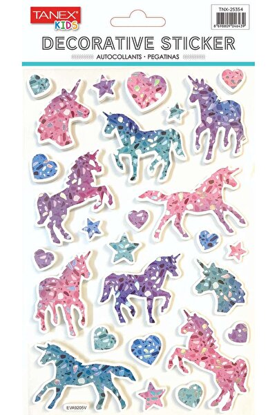 Tanex ملصق منتفخ من سلسلة يونيكورن TNX-25354